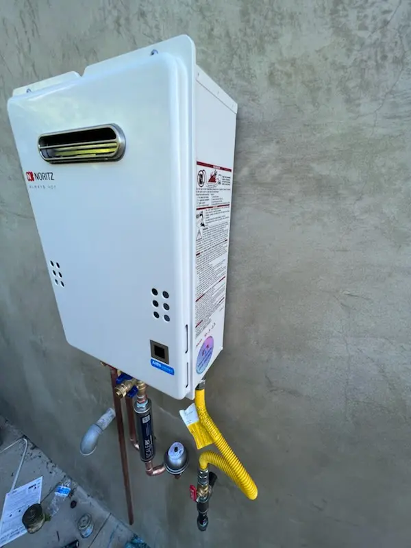 Tankless water heater installation for Cold Saturday homes